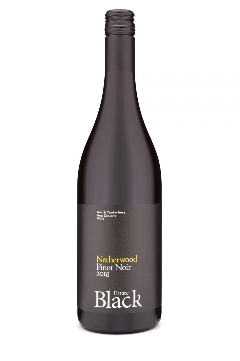 Black Estate Vineyard - North Canterbury | Netherwood Pinot Noir 2016