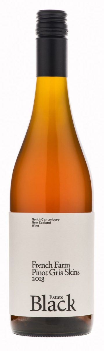 Black Estate Vineyard - North Canterbury | French Farm Pinot Gris Skins 2018