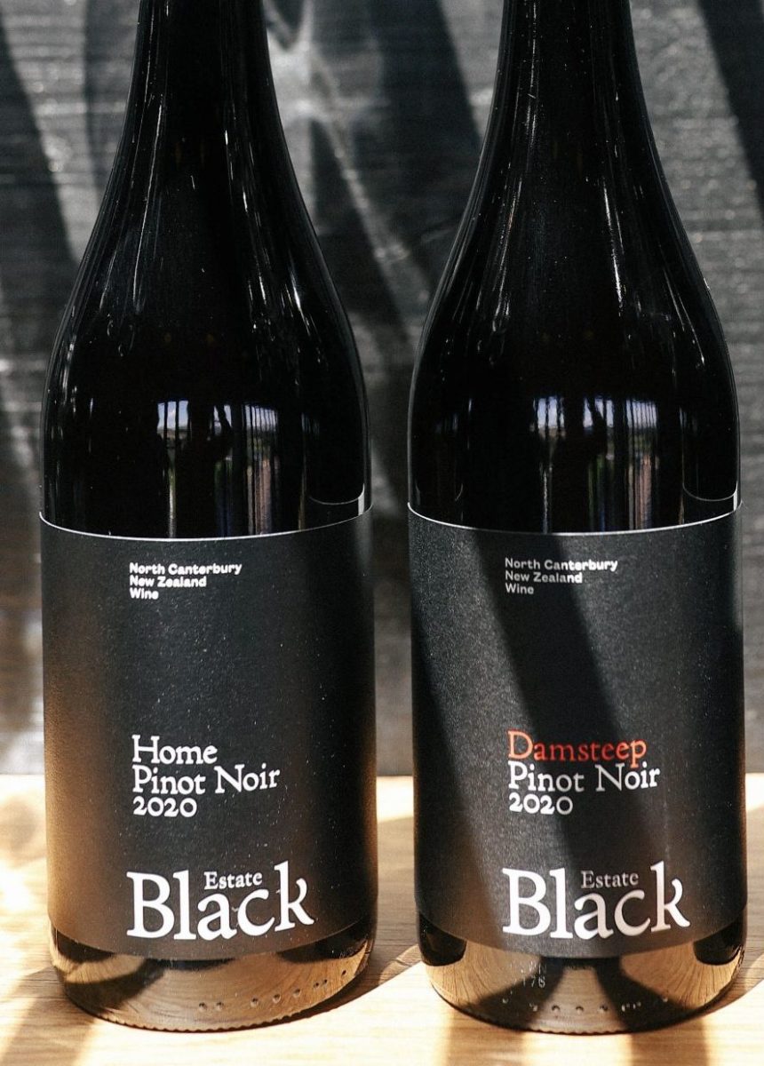 Black Estate Vineyard - North Canterbury | Home & Damsteep Pinot Noir